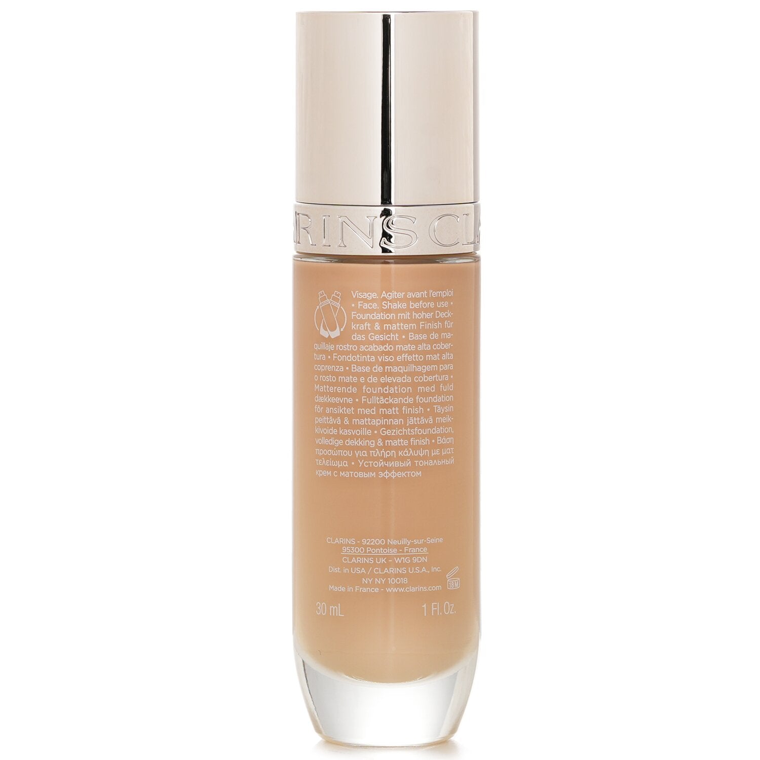 Clarins Skin Illusion Full Coverage Foundation - # 108W 30ml
