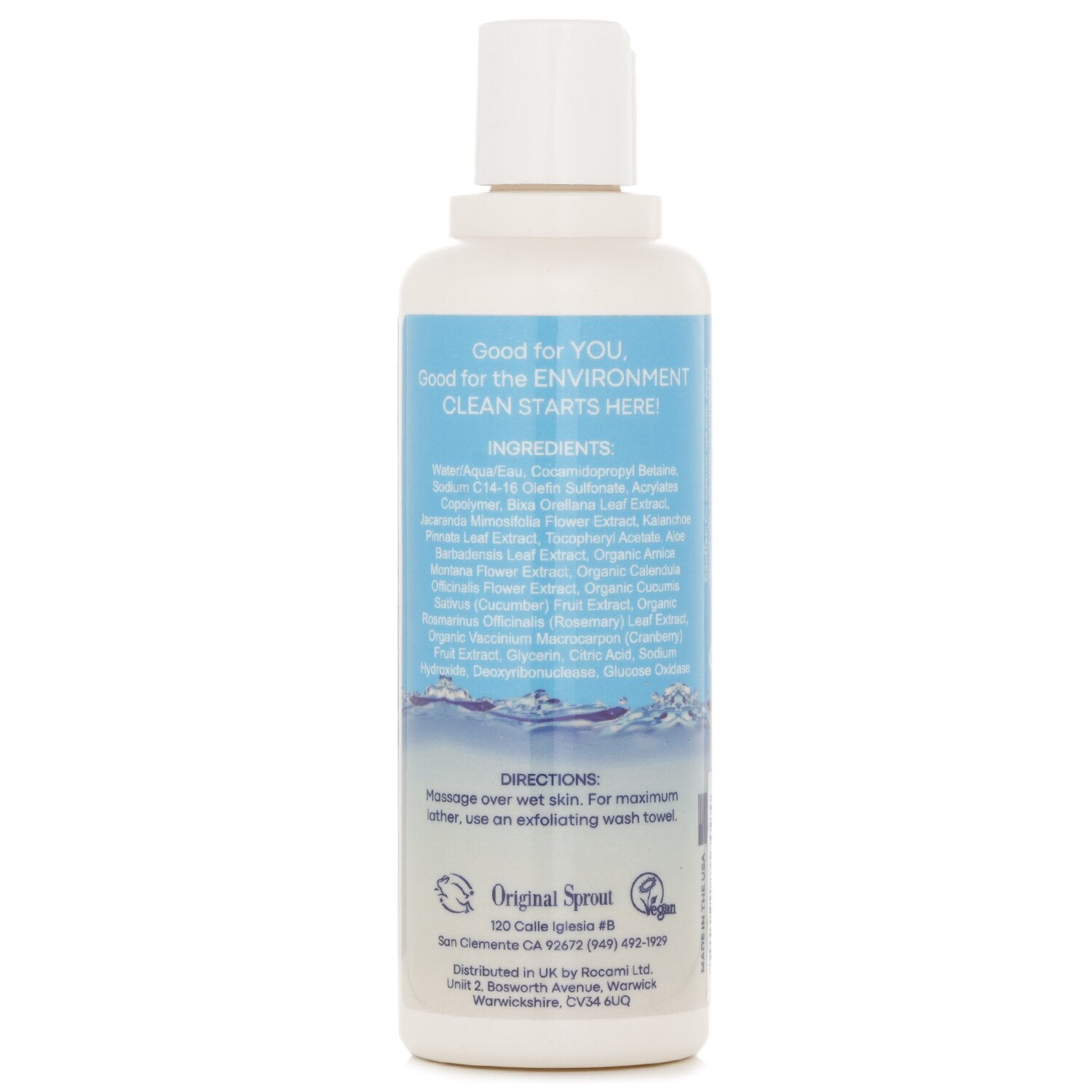 Original Sprout Coastal Collection Fragrance Free Body Wash 236ml/8oz
