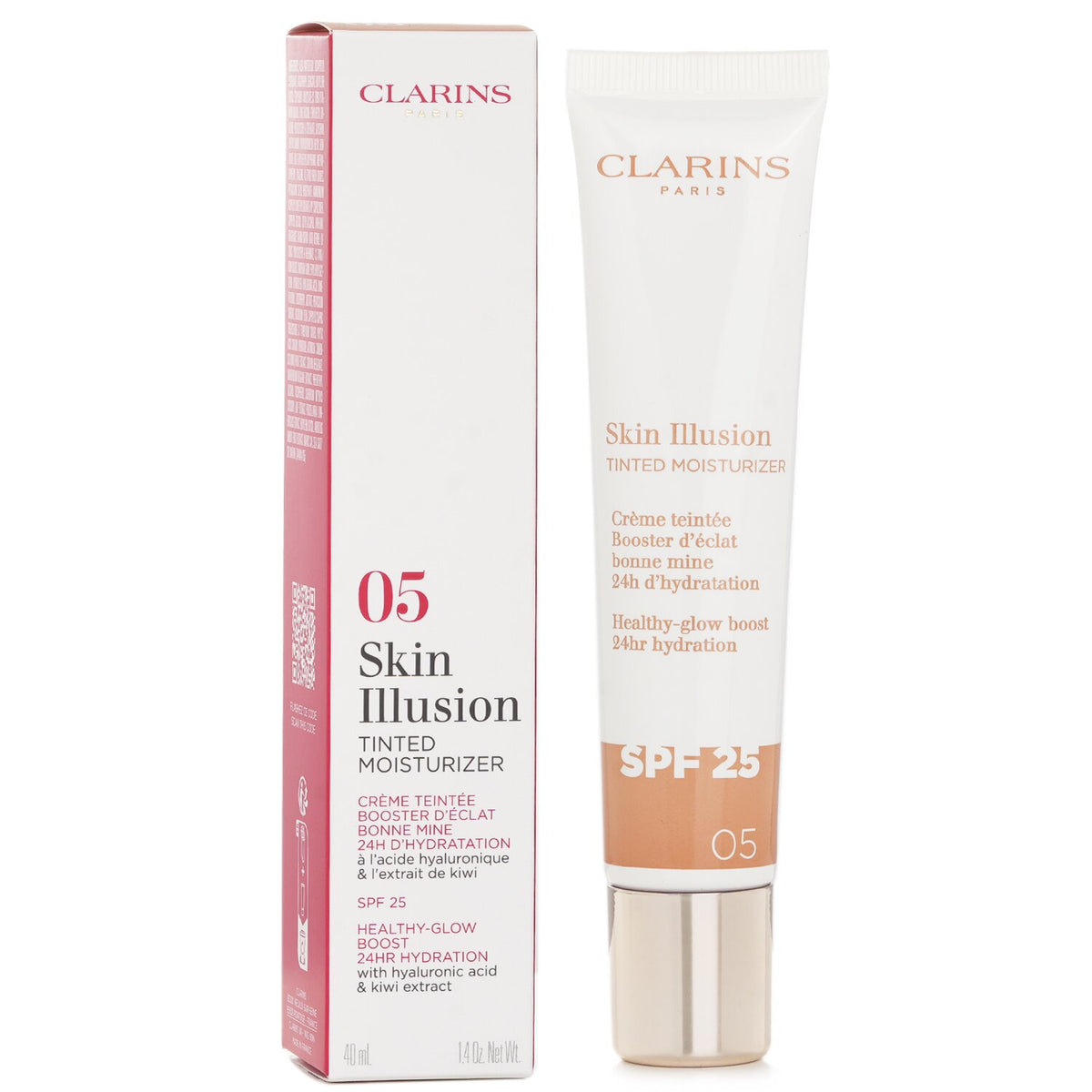 Clarins Skin Illusion Tinted Moisturizer SPF 25 - # 5 40ml