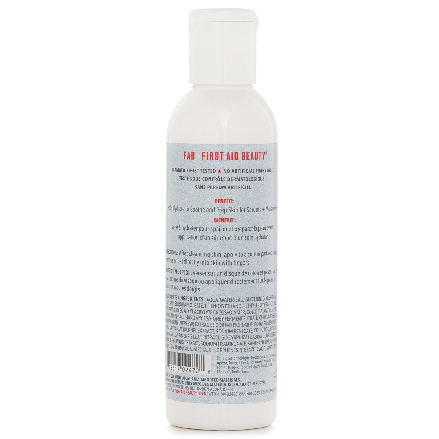 First Aid Beauty Hydrating Toner With Squalane + Oats 177ml