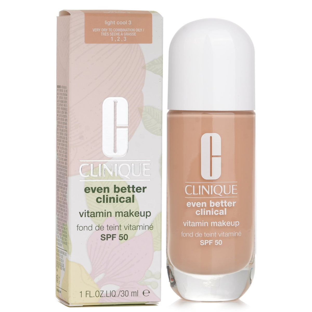Clinique Even Better Clinical Vitamin MakeUp Foundation SPF 50 - # 3 Light Cool