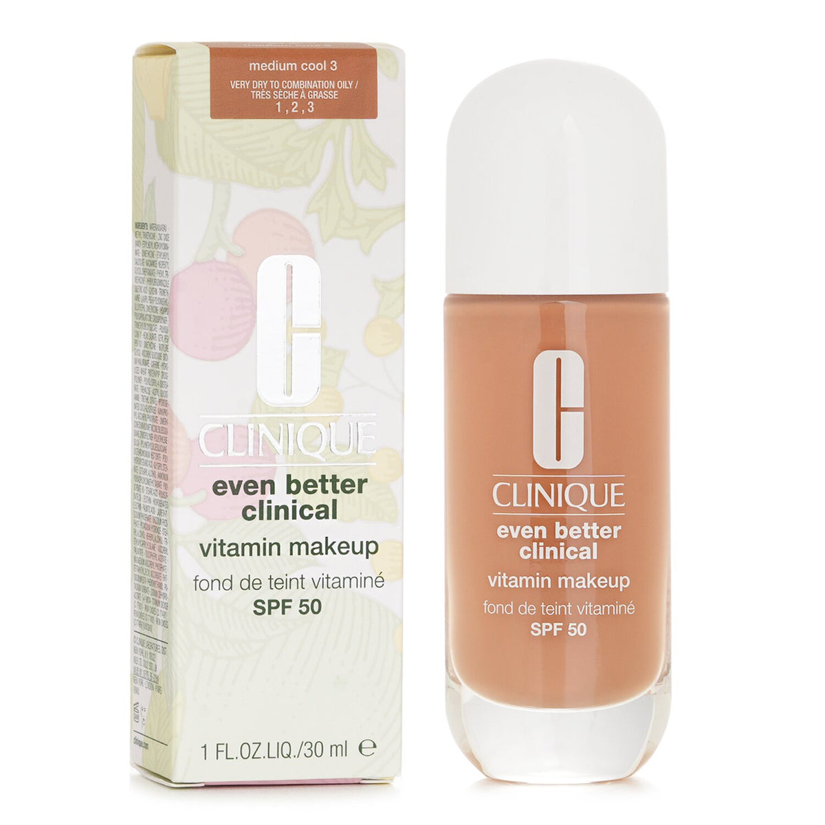 Clinique Even Better Clinical Vitamin MakeUp Foundation SPF 50 - # 3 Medium