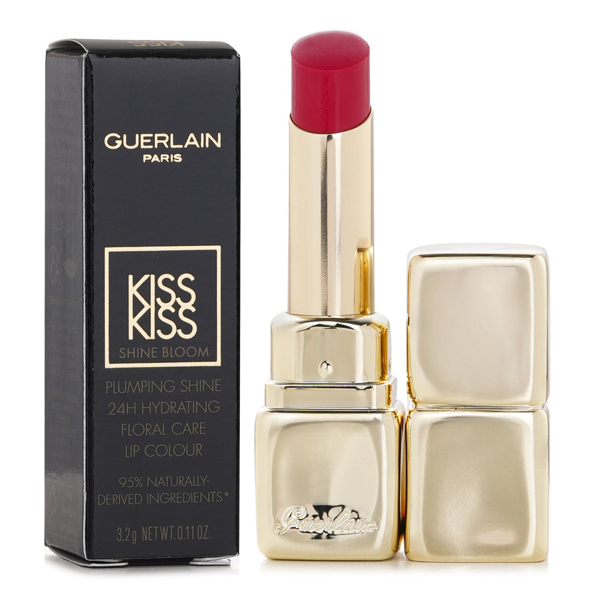 Guerlain KissKiss Shine Bloom Lipstick - # 409 Fuchsia Flush 3.2g/0.11oz
