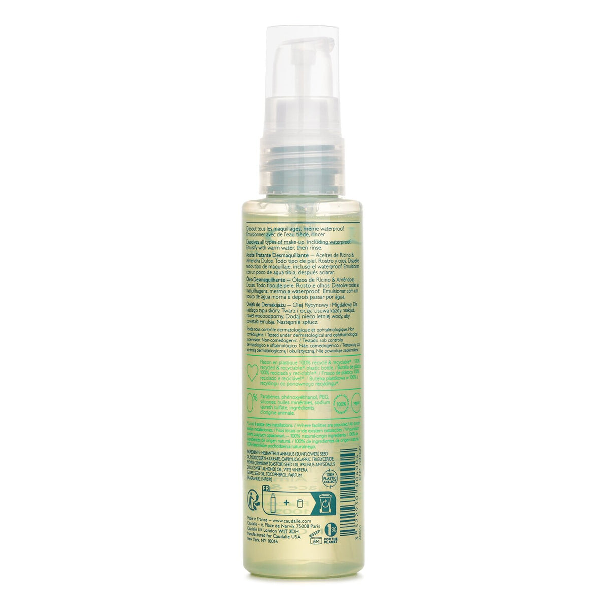 Caudalie Vinoclean Makeup Removing Cleansing Oil 75ml