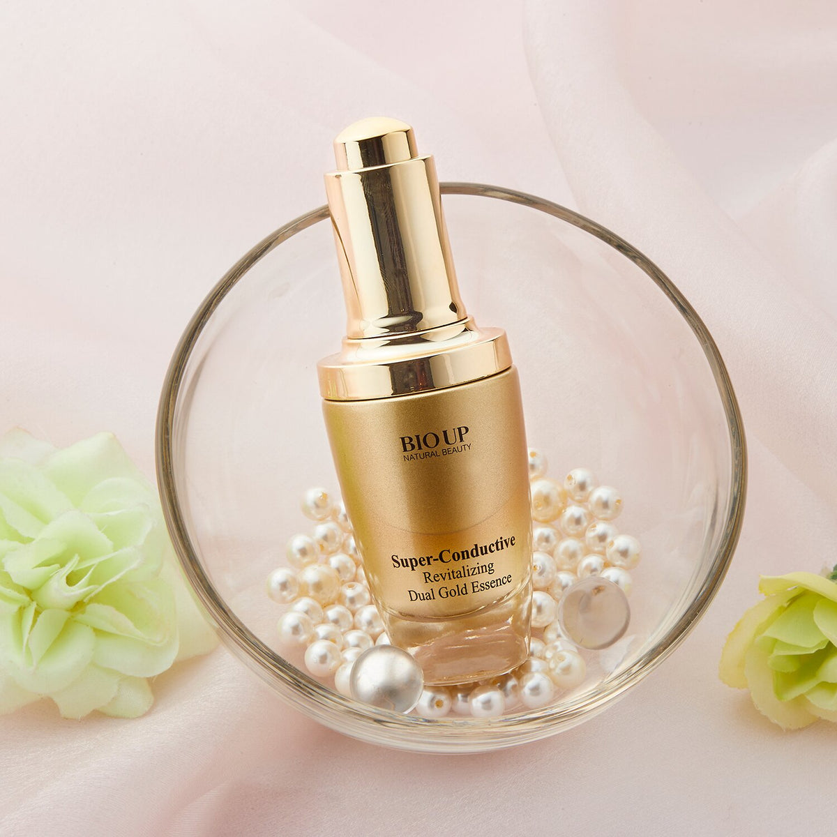 Natural Beauty BIOUP Super-Conductive Revitalizing Dual Gold Essence 30ml