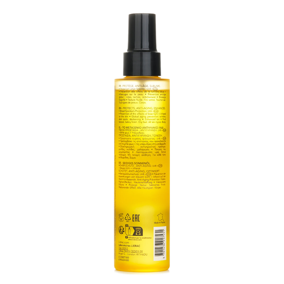 Lierac Sunissime The Silky Sun Oil Body SPF 30 150ml