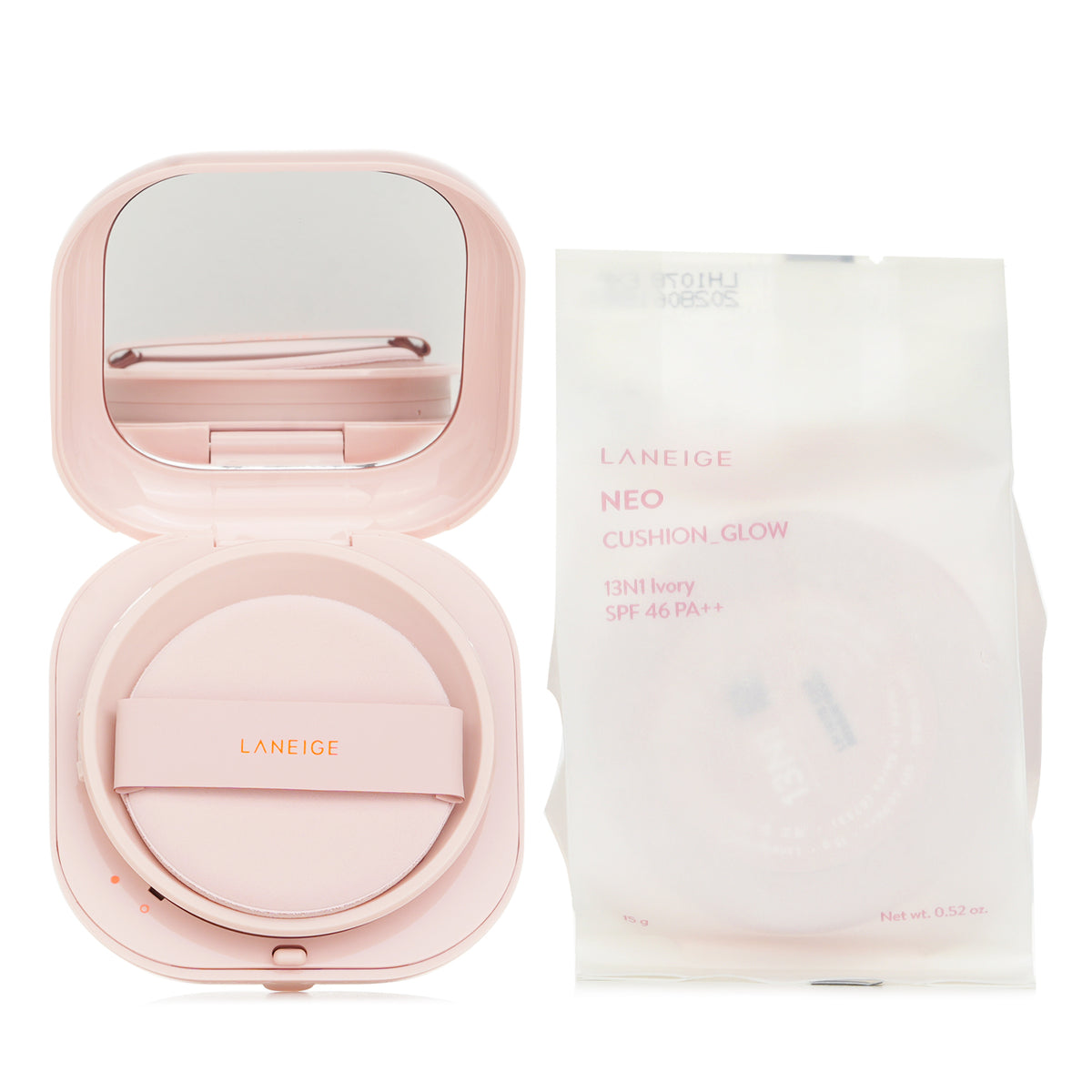 Laneige Neo Cushion Glow SPF46 PA++ #13N1 IVORY (15g + 15g Refill) 30g