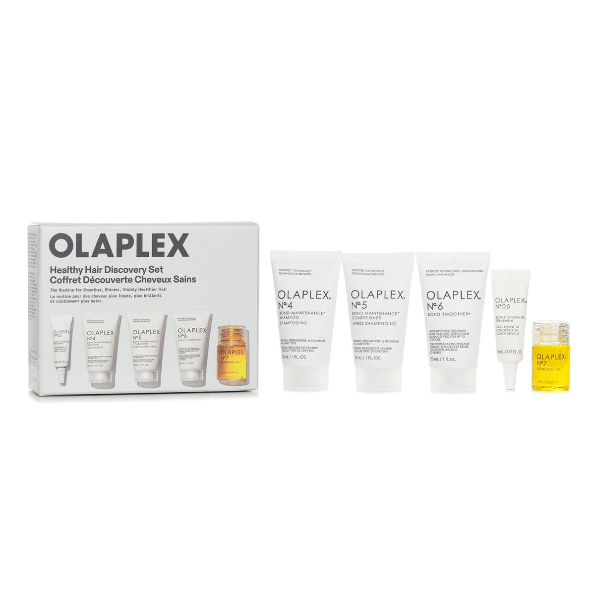 Olaplex Olaplex The Healthy Hair Discovery Set: No4 30ml+No5 30ml+No0.5 5ml+No6