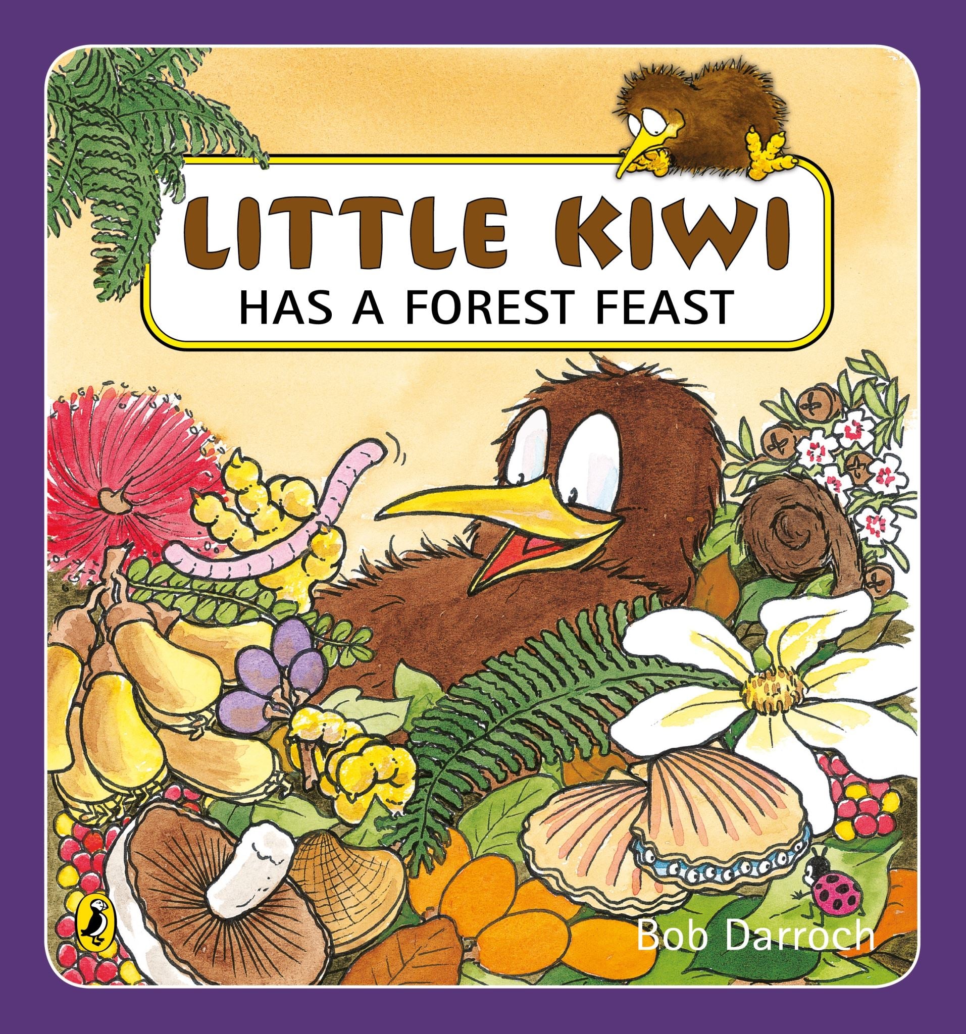 Little Kiwi Has a Forest Feast