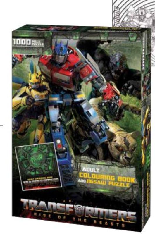 Transformers: Adult Colouring Book and Jigsaw Puzzle (Hasbro: 1000 Pieces)