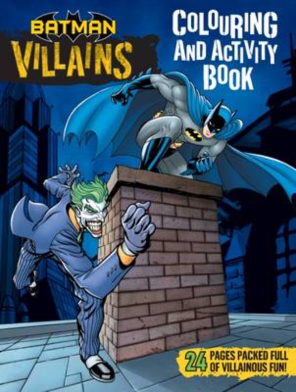 Dc Villains Colouring Activity