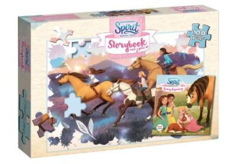 Spirit Riding Free: Storybook And Jigsaw Set (Dreamworks: 100 Pieces)