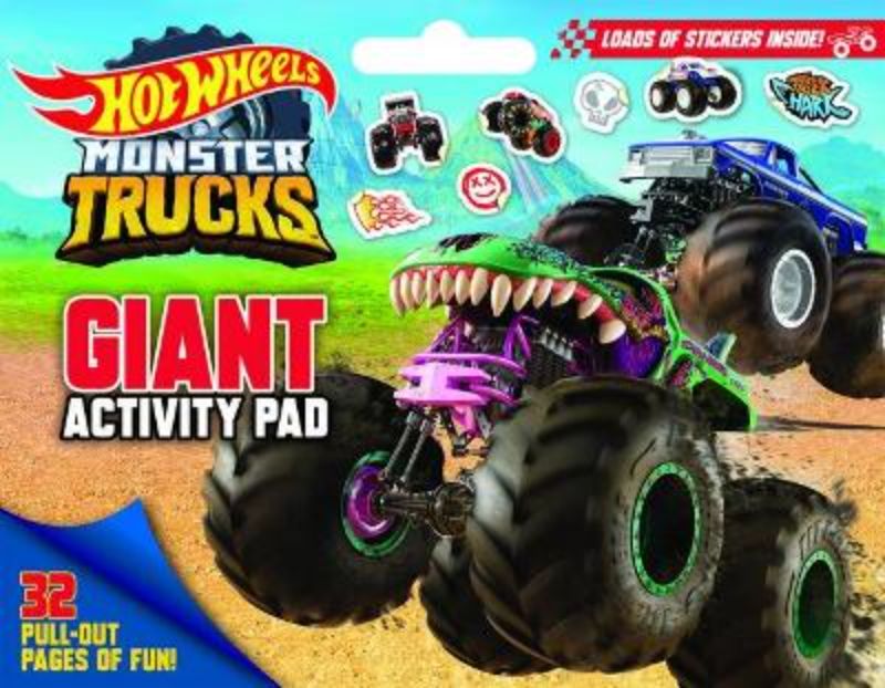 Hot Wheels Monster Trucks: Giant Activity Pad (Mattel)