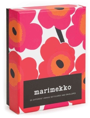 Marimekko Notes : 20 Different Unikko Notecards and Envelopes