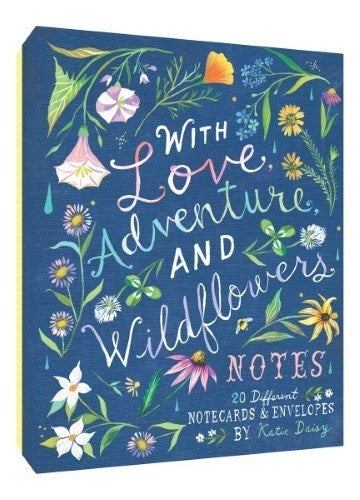 With Love, Adventure, and Wildflowers Notes : 20 Different Notecards & Envelopes