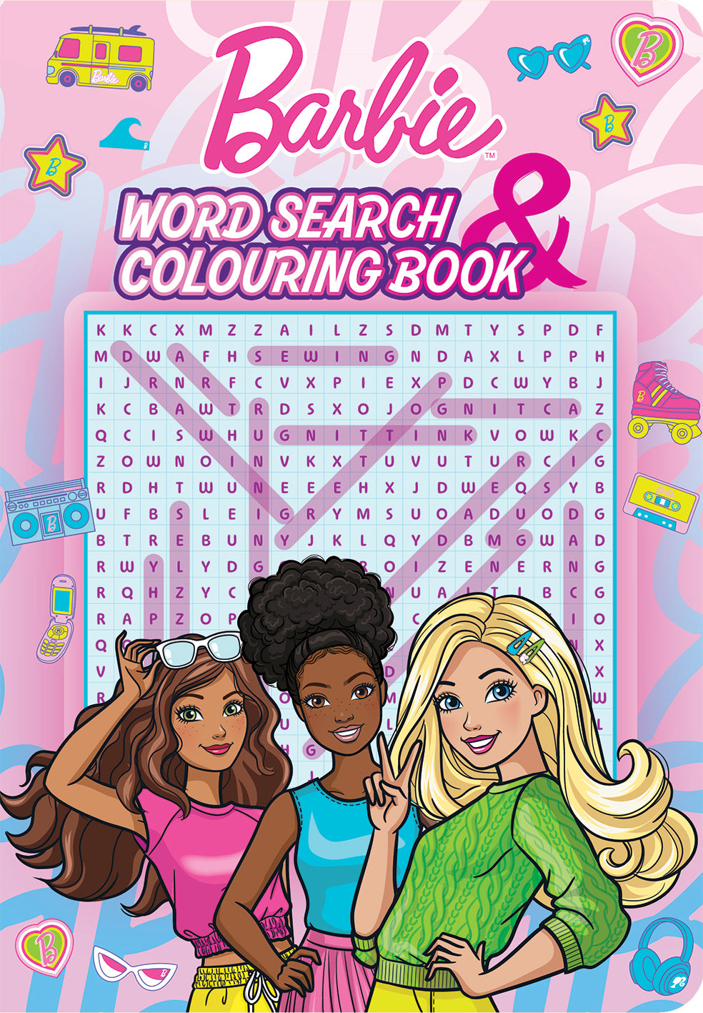 Barbie: Word Search and Colouring Book - Mattel