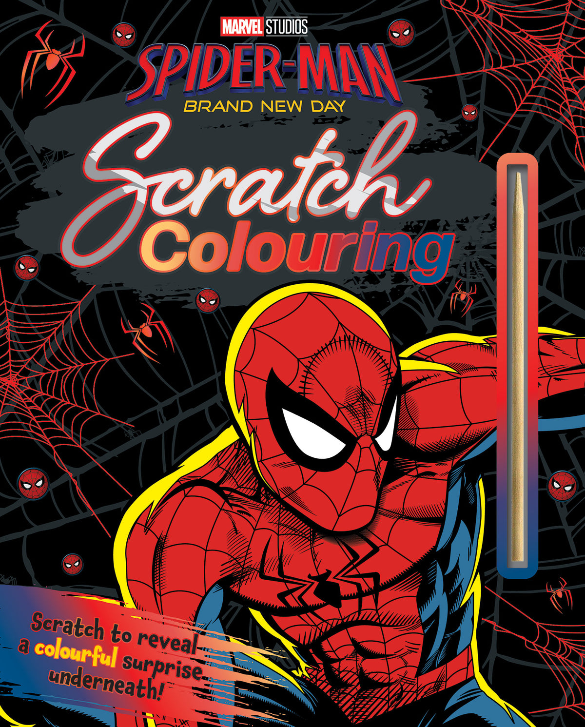 Spider-Man: Brand New Day Scratch Colouring - Marvel