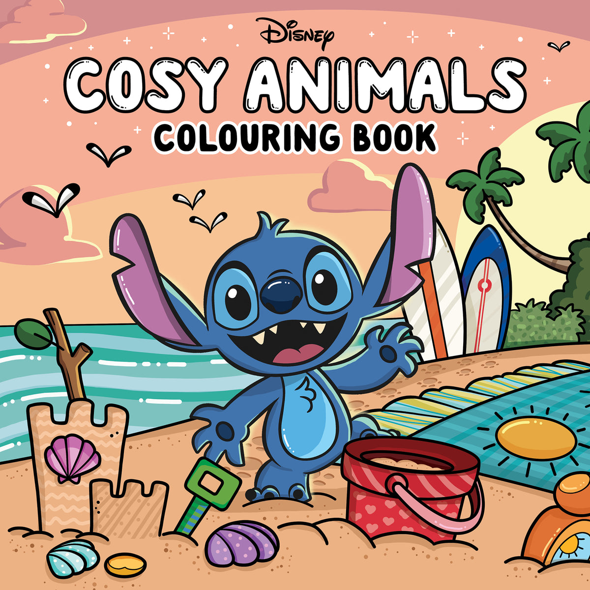 Cosy Animals: Colouring Book - Disney