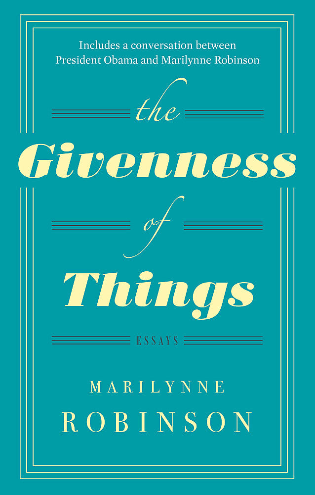 The Givenness Of Things