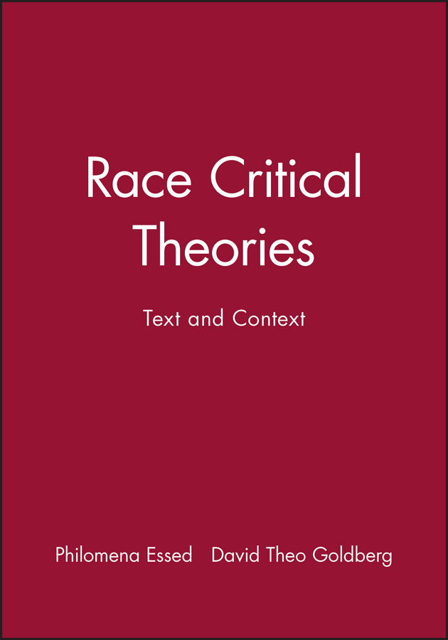Race Critical Theories