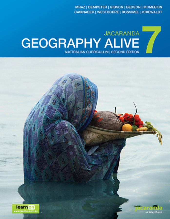 Jacaranda Geography Alive 7 2e Australian curriculum learnON & print