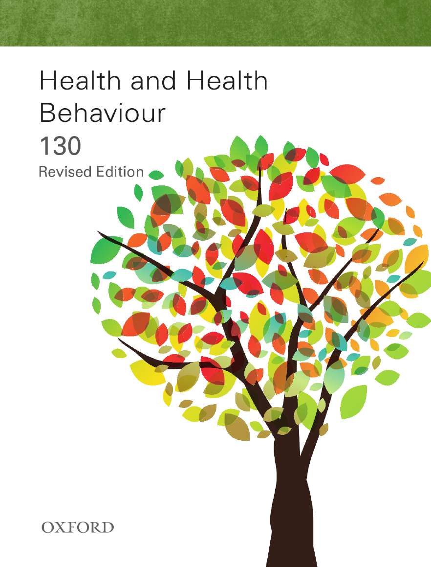 Health and Health Behaviour 130: Revised Edition