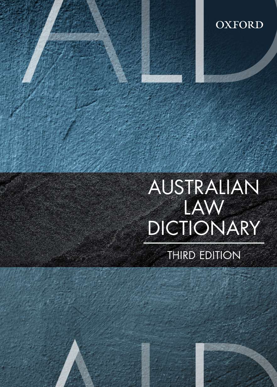 Australian Law Dictionary eBook