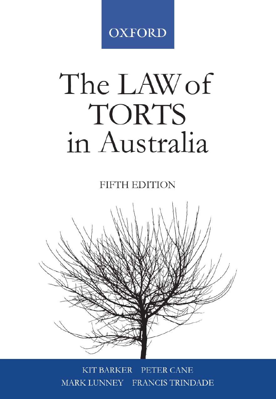 The Law of Torts in Australia eBook