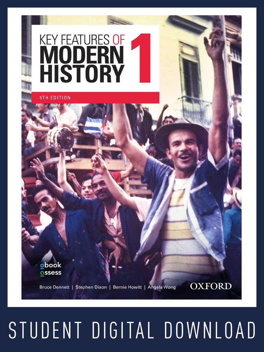 Key Features of Modern History 1 Year 11 Student obook assess MULTI
