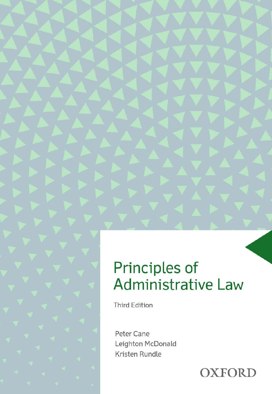 Principles of Administrative Law eBook