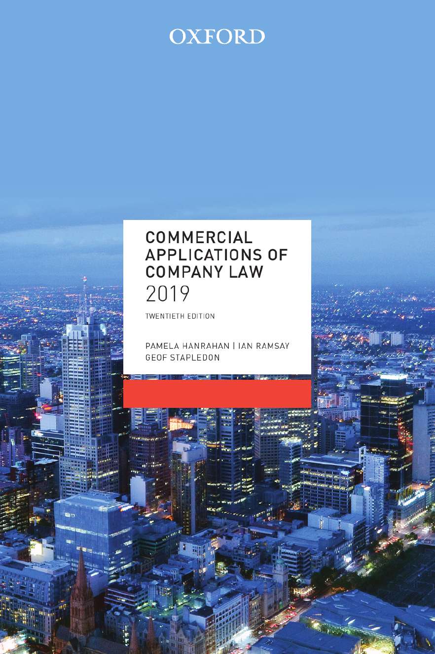 Commercial Applications of Company Law 2019 eBook