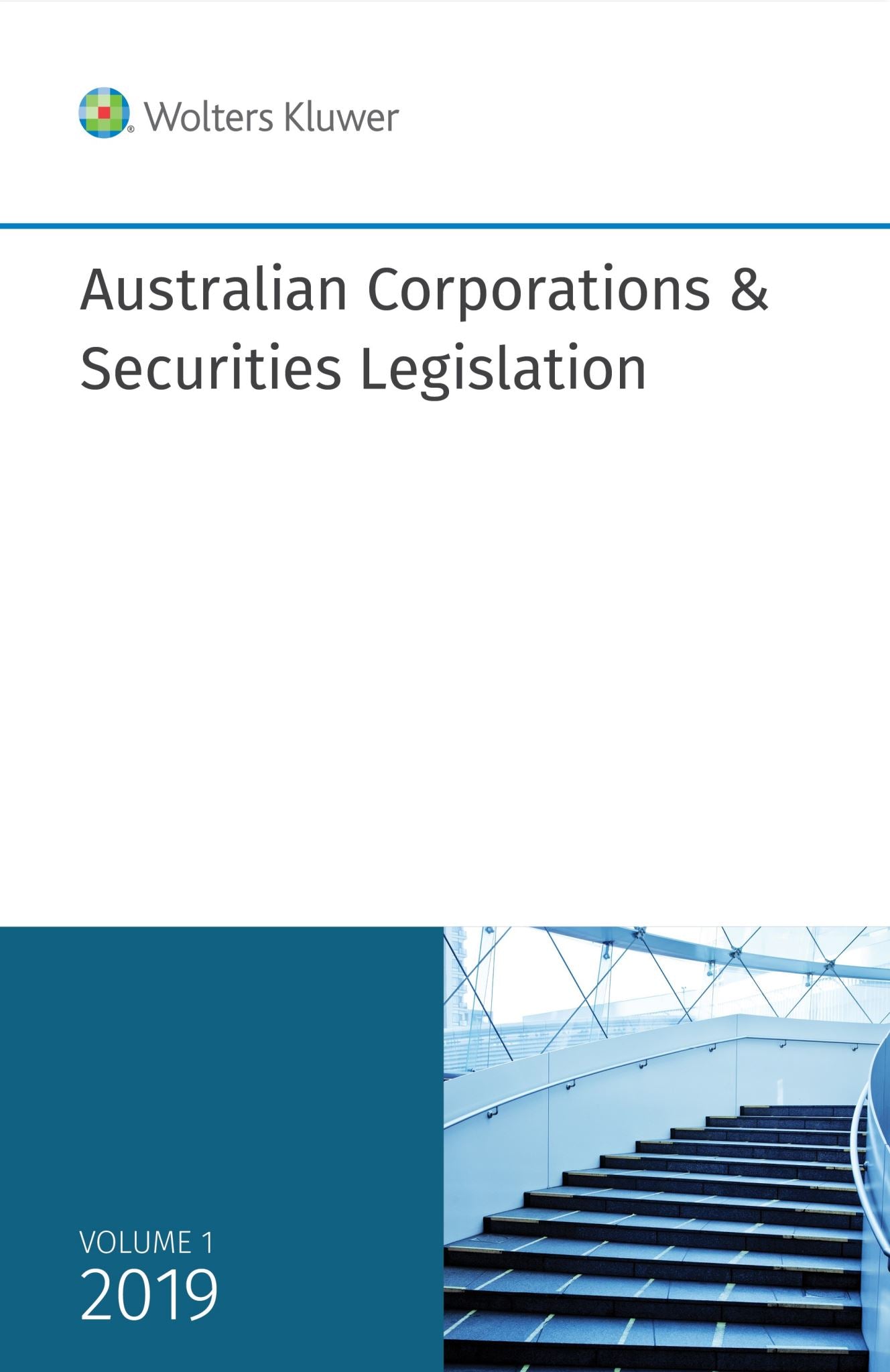 Australian Corporations & Securities Legislation 2019 Volume 1 eBook