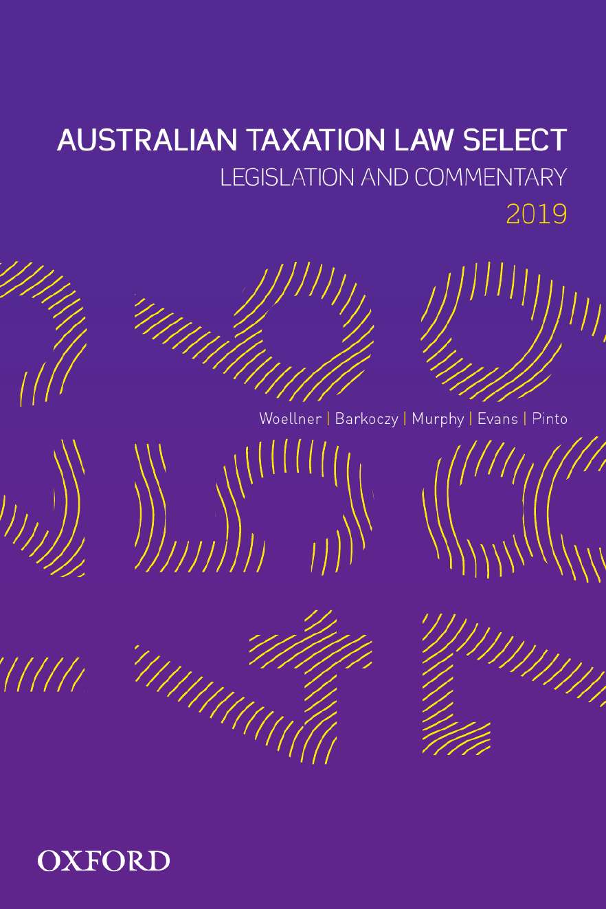 Australian Taxation Law Select 2019 eBook