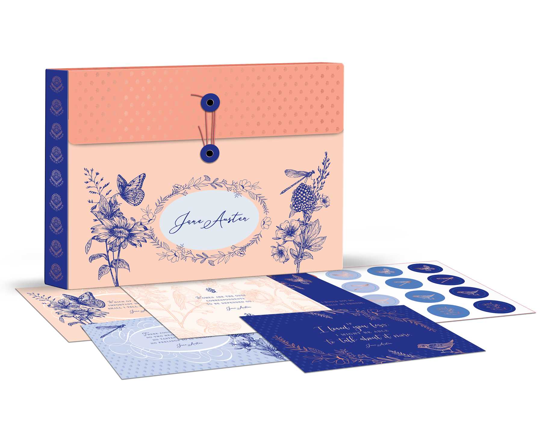Jane Austen Card Portfolio Set (Set of 20 Cards)