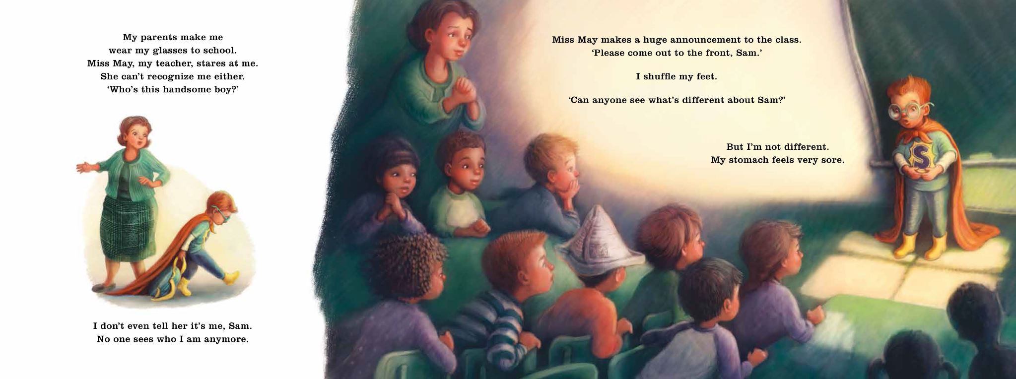 The Boy in the Big Blue Glasses