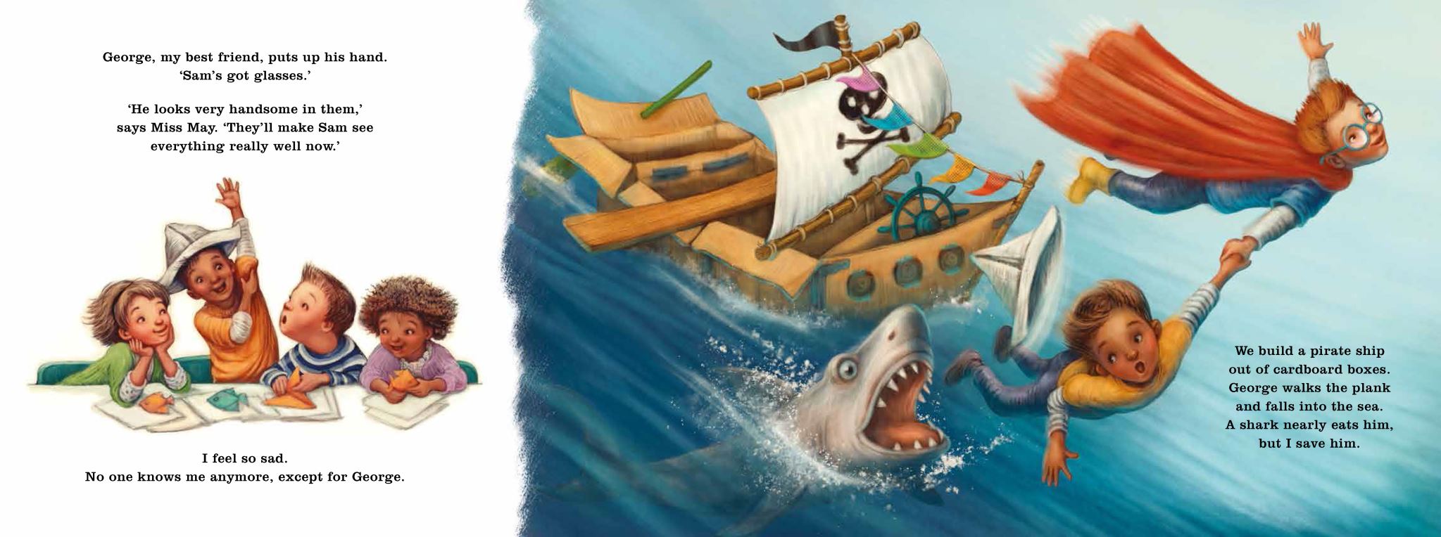 The Boy in the Big Blue Glasses