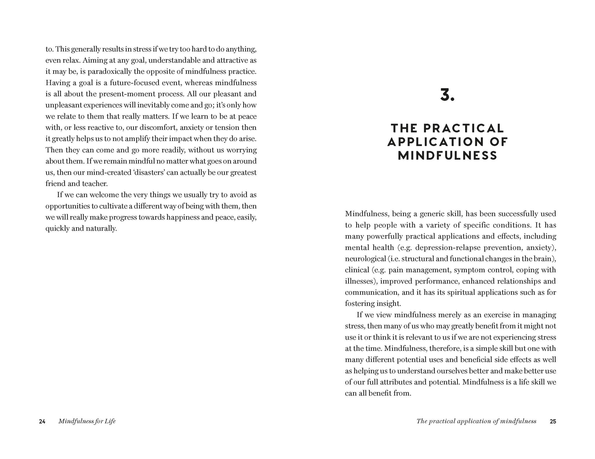 Mindfulness for Life