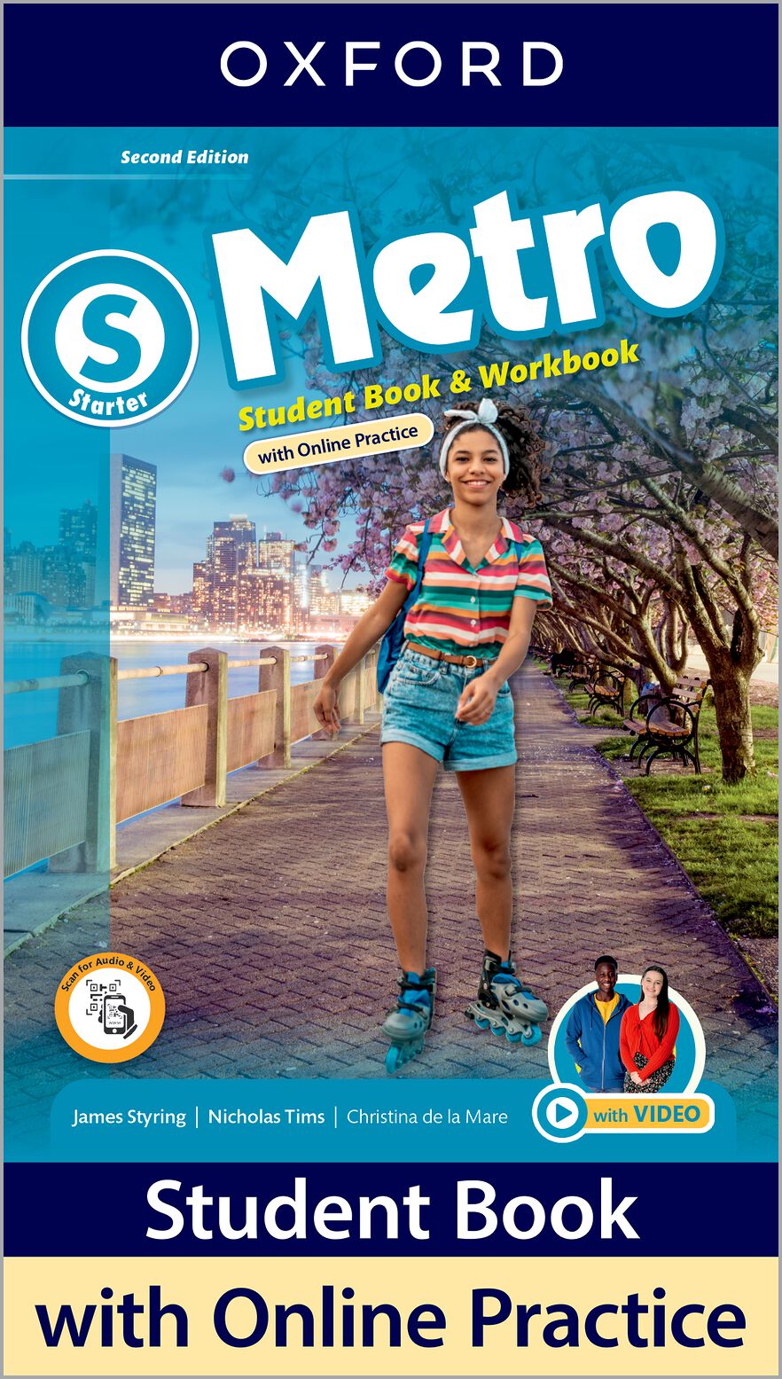 Metro Starter Level Student Book and Workbook with Online Practice