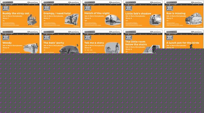 Read Write Inc Phonics: Black & White Orange 4 More SB Mix Pack 12