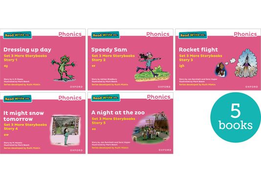 Read Write Inc. Phonics: Pink Set 3 More Storybooks Pack of 5