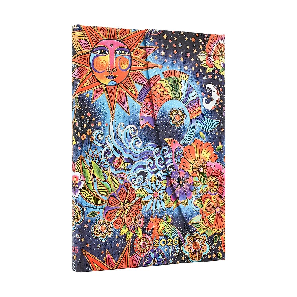 2026 Celestial Magic (Whimsical Creations) Mini 12-month Verso Hardcover Flexi D
