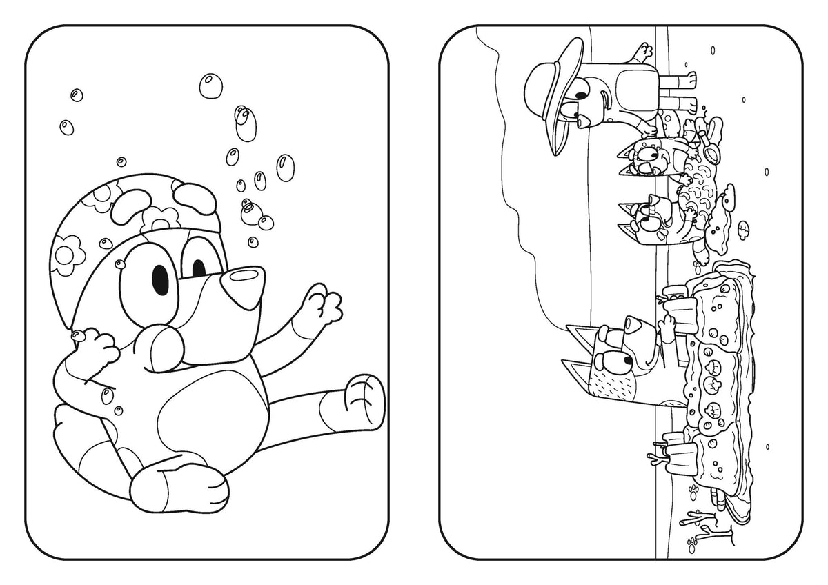 Bluey: Super Mega Colouring Book