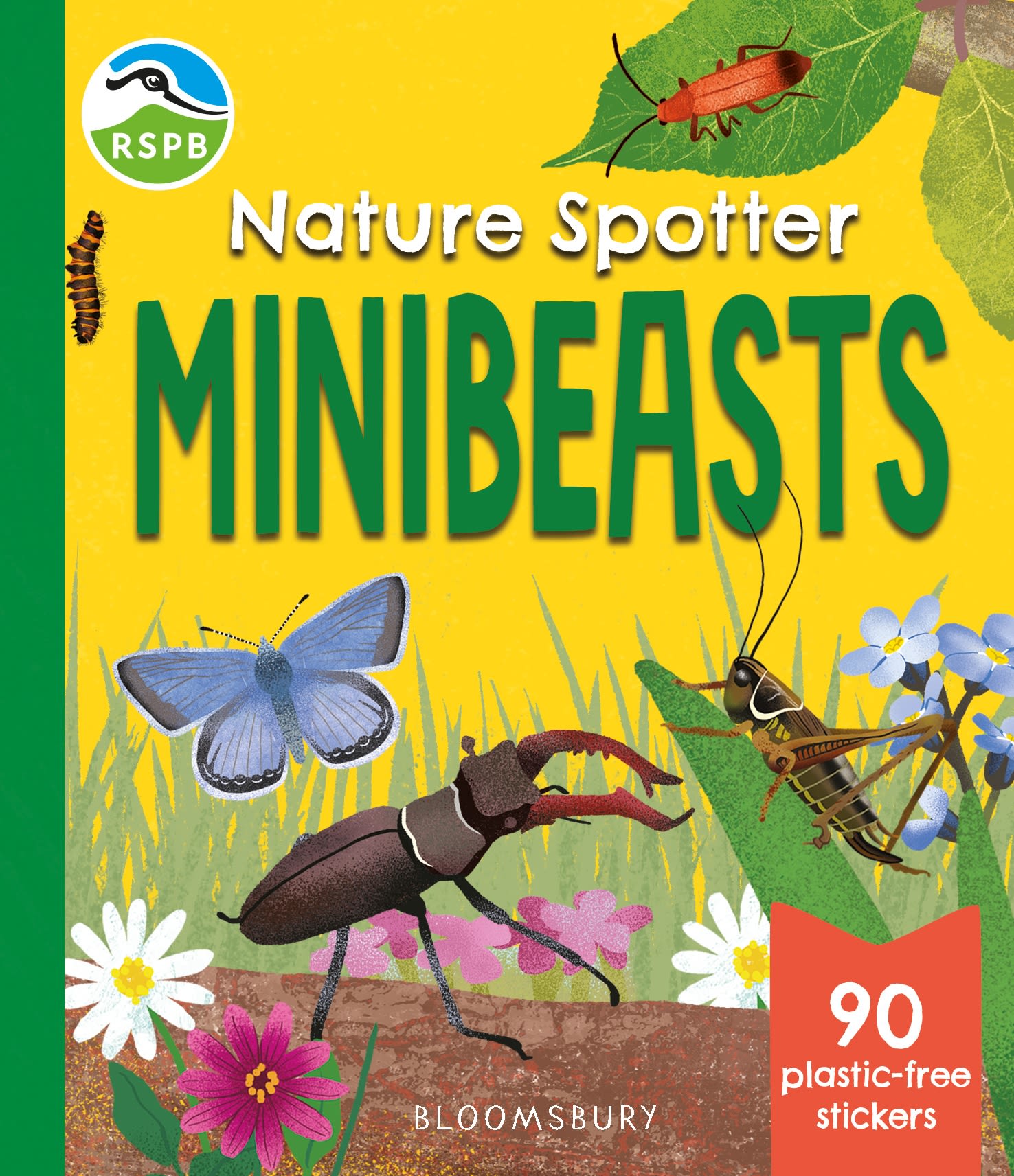 RSPB Nature Spotter: Minibeasts: A pocket sticker guidebook to over 60 bugs, bee