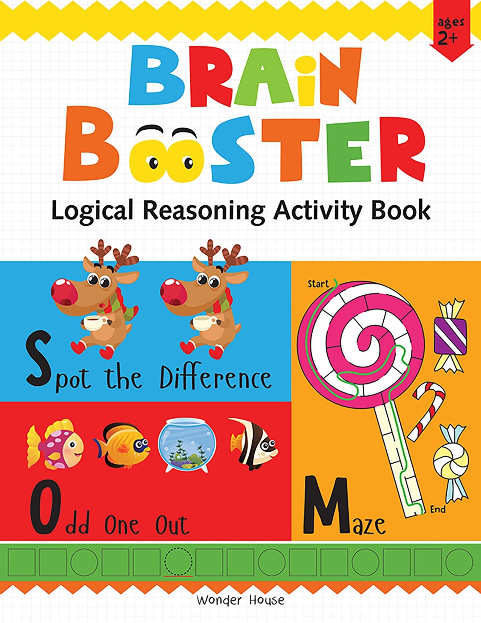 Brain Booster - Logical Reasoning Activity Book For Kids