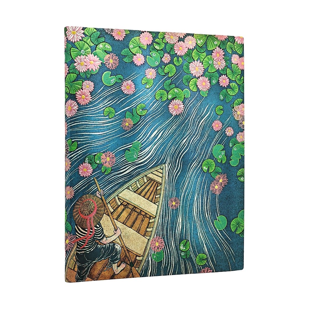 Lotus River (Living with Yuko) Ultra Unlined Softcover Journal (Elastic Band Clo