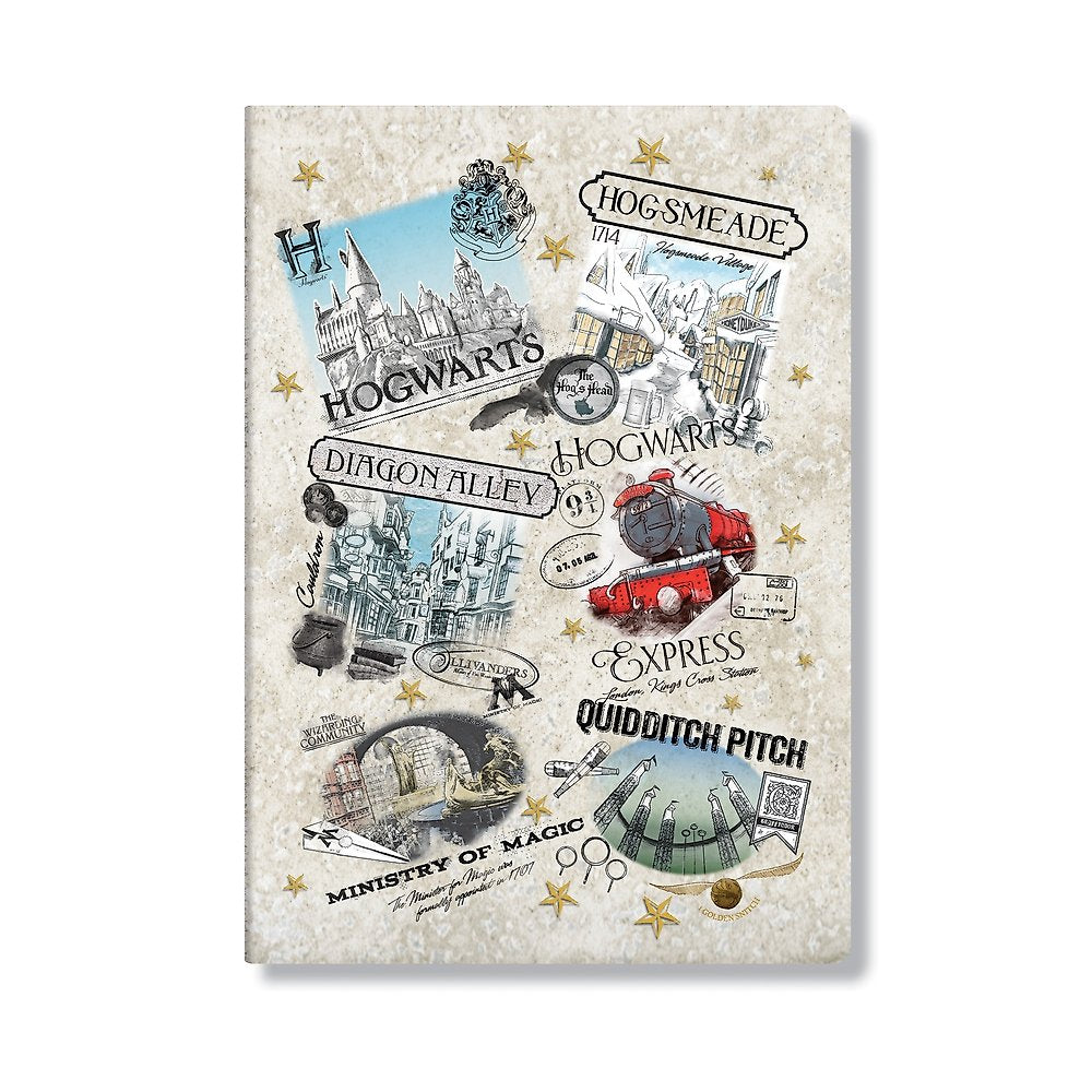 The Wizarding World (Harry Potter Collection) A4 Grid Cahier