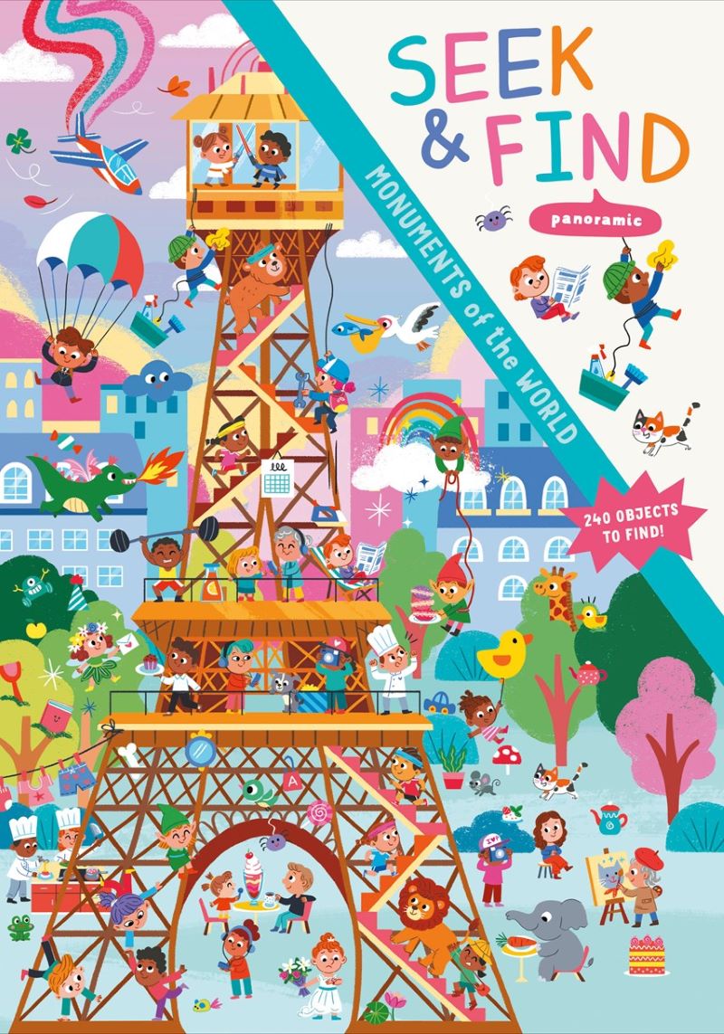 Monuments of the World: Panoramic Seek & Find - Board Book
