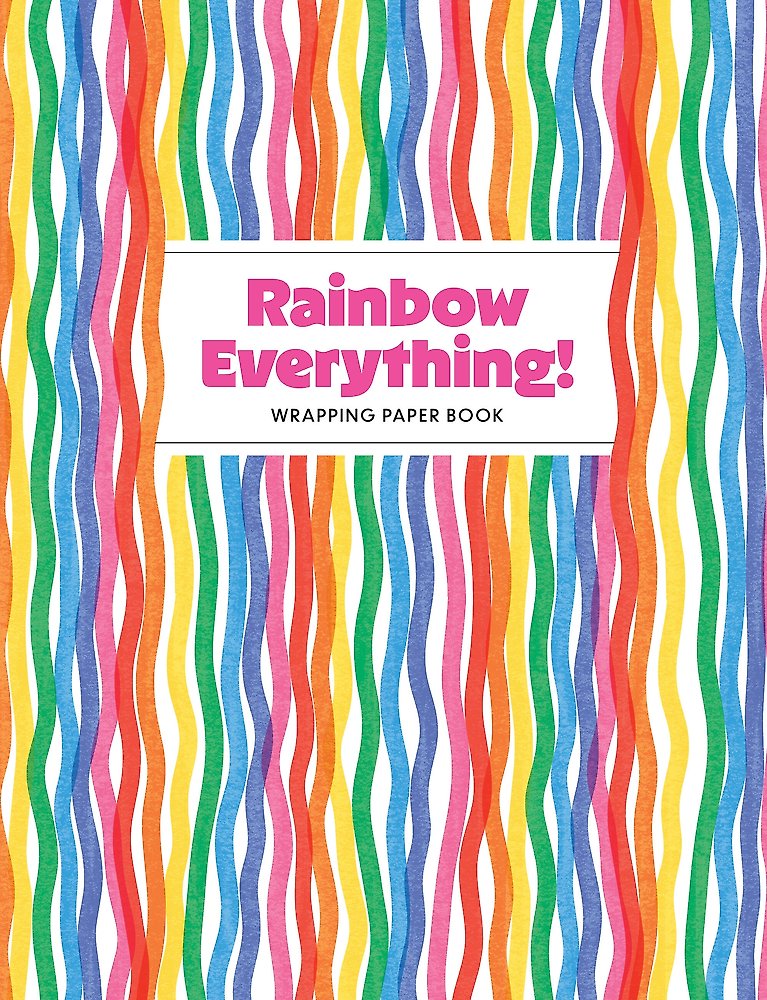 Rainbow Everything! Wrapping Paper Book