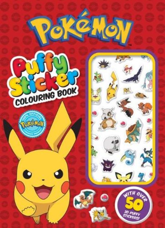 Pokemon: Puffy Sticker Colouring Book
(Paperback)