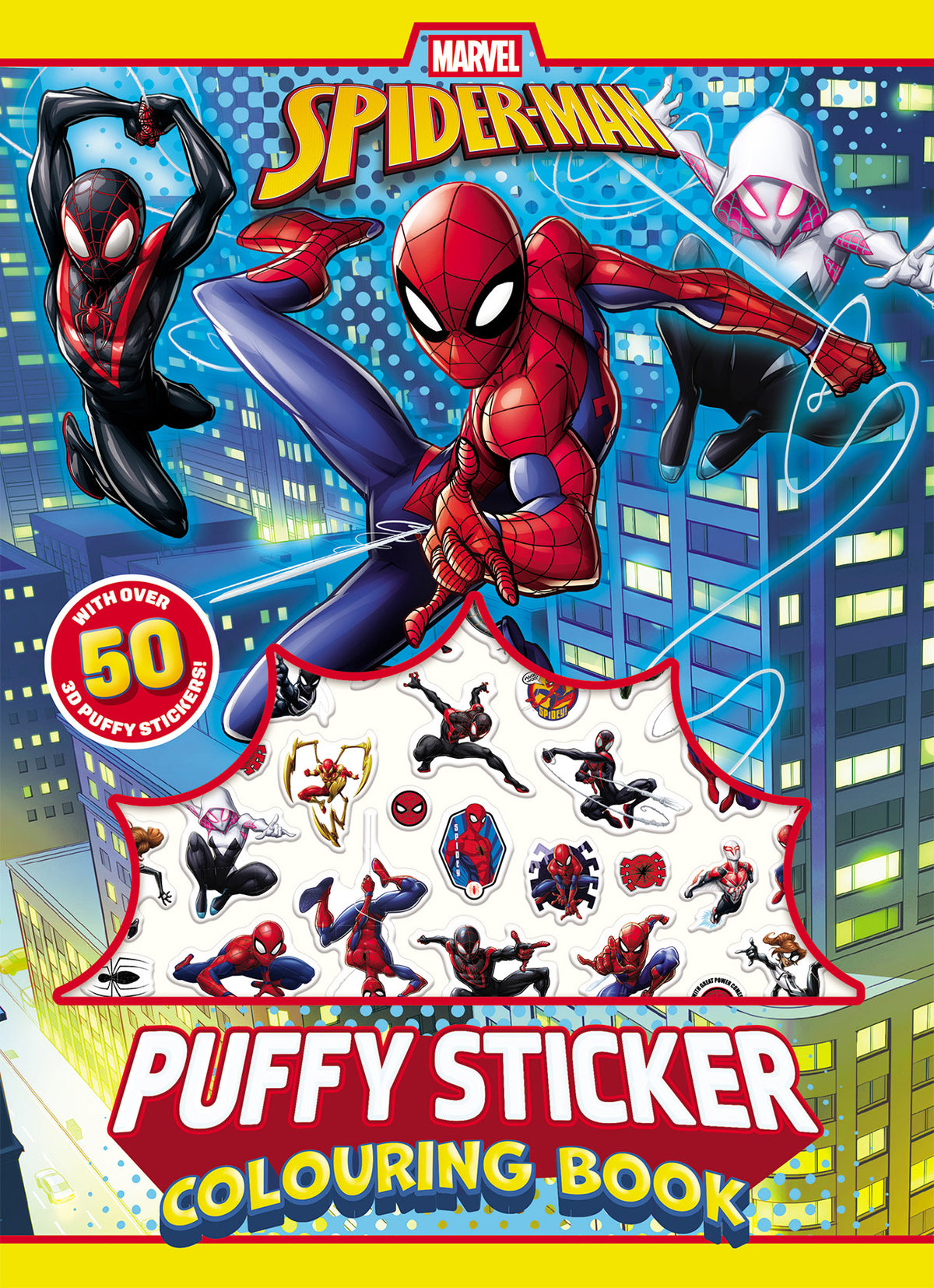 Spider-Man: Puffy Sticker Colouring Book - Marvel